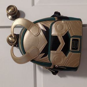 Loungefly Marvel Loki mini backpack NWT